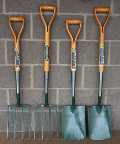 Clarington Forge D-Handled Forks and Spades